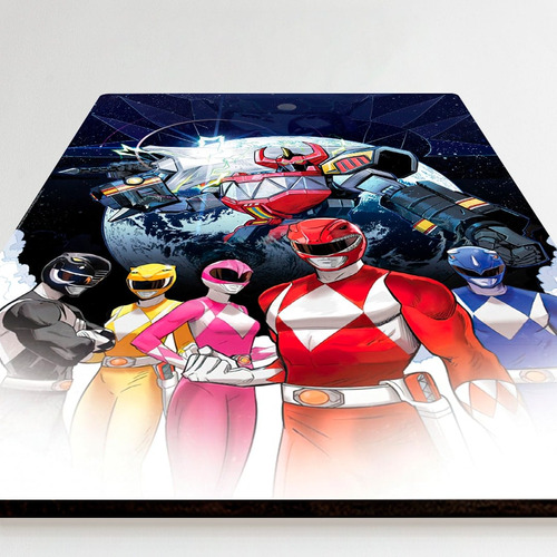 Quadro Decorativo Power Rangers Megazord Mdf 27x20cm