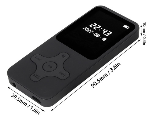 Mp3 Mp4 Player 5.0 Ultra Thin Digital Lcd 1.77