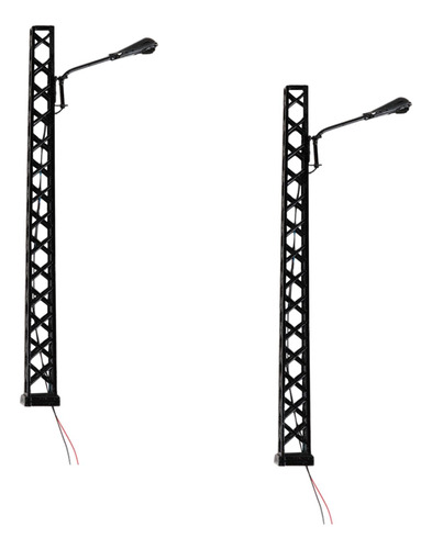 2x Mástil De Celosía Decoración De Luz Lámpara De Calle