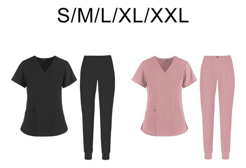 Conjunto Médico De Enfermería Transpirable Camisa De Moda