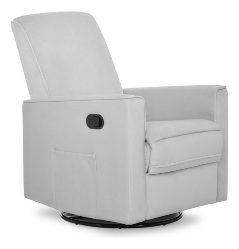 Mecedora Y Sillón Reclinable Básico Color Gris