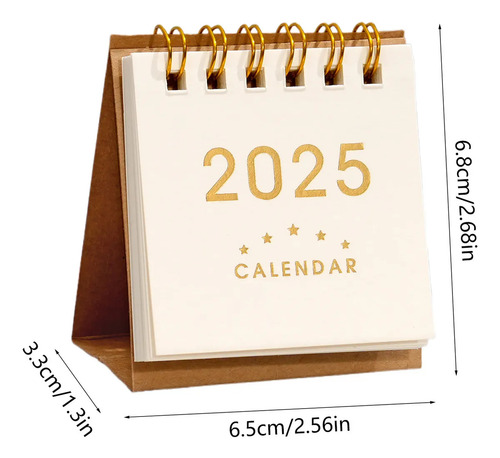 Calendario Plegable Para Escritorio 2025, Calendario De Escr