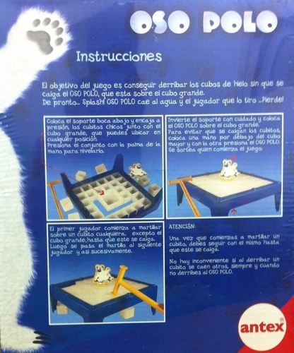 Oso Polo Rompe Hielo Juego De Mesa Original Antex 8325