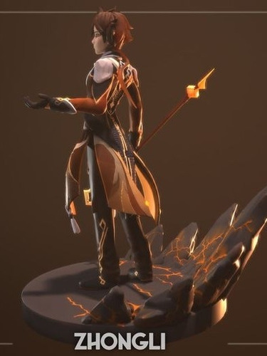 Zhong Li Genshin Impact - Custom Coleccionable