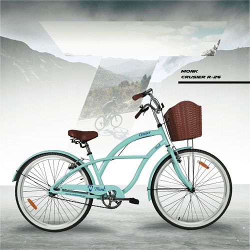 Imagen 8 de 9 de Bicicleta Urbana Aluminio Monk Crusier Rodada 26