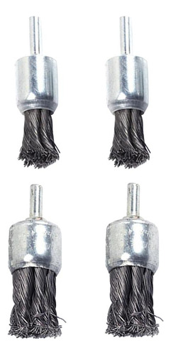 4pcs Cepillos De Alambre Nudo Final Herramientas De