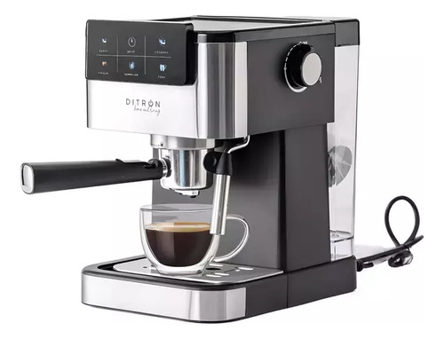 Cafetera Ditron Expreso Frio Hibrido Molido/capsula 20bar Negro