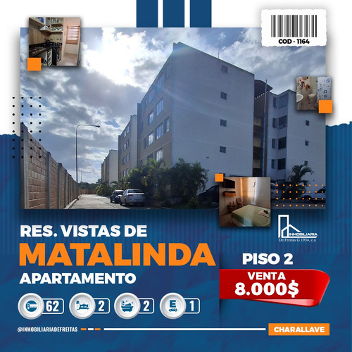 Apartamento En Venta En El Conjunto Residencial Vistas De Matalinda. Charallave