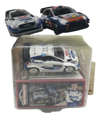 Rally Majorette Ford Fiesta Wrc Gus Greensmith Escala 1/64