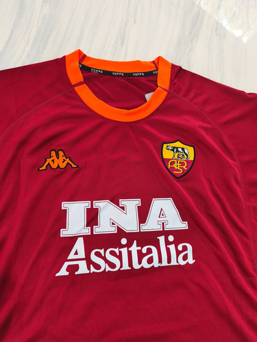 Camiseta As Roma Titular 2000-01 #10 Totti Retro
