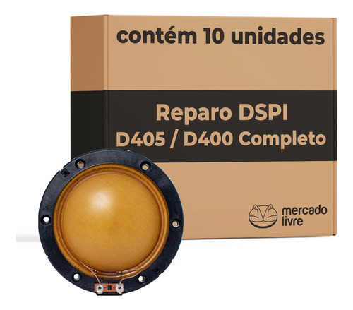 Reparo Driver D405 / D400 Completo 8 Ohms (10 Unid)