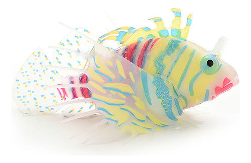 Pecera De Acuario De Silicona Artificial Con Forma De Pez Le
