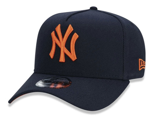 Boné New Era Aba Curva 940 Mlb Ny Yankees Af Fluor Marinho