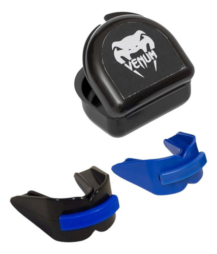 Protetor Bucal Muay Thai Boxe Jiu Jitsu Duplo Estojo Venum