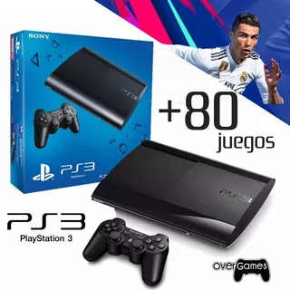 Playstation 3 500gb Rf + 80 Juegos Digitales + Fifa 19