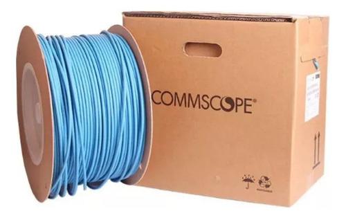 Cable Utp Commscope/amp Azul Cat 6 Bobina De 305mtrs