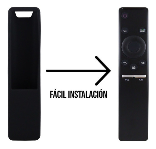 Imagen 4 de 9 de Control Compatible Con Samsung Curvo 4k Uhd Incluye Funda