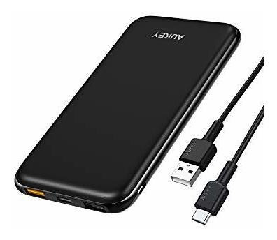 Aukey Power Delivery Power Bank, 10000mah Pd Power Bank, Sl