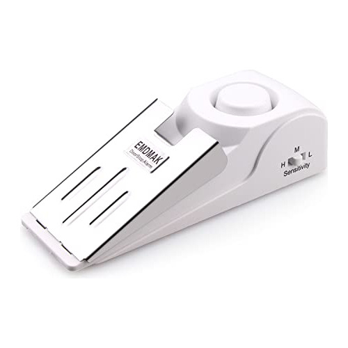 Alarma De Tope De Puerta Con Sirena 120db - Blanco