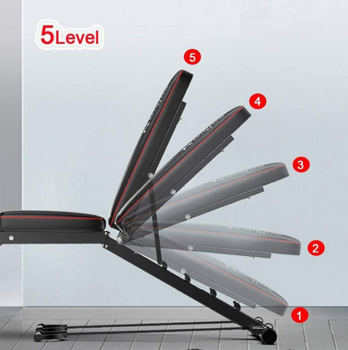 Taburete De Mancuernas Plegable Para Entrenamiento En Casa