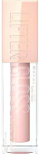 Hidratante para labios Maybelline Lifter Pink Ice Pink Neutral 002 con acabado brillante