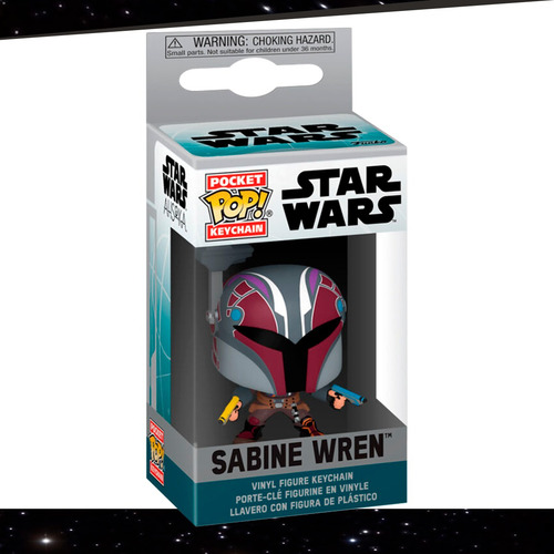 Llavero Funko Pop! Keychain Star Wars Sabine Wren Sabine Wren / Guerrera Mandaloriana / Imperio Galáctico