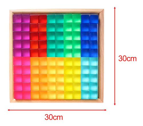 Juego De Bloques De Cubos, Bloques De Construcción Lisos