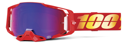 Oculos 100% Armega Nuketown Vermelho Hiper Motocross Trilha