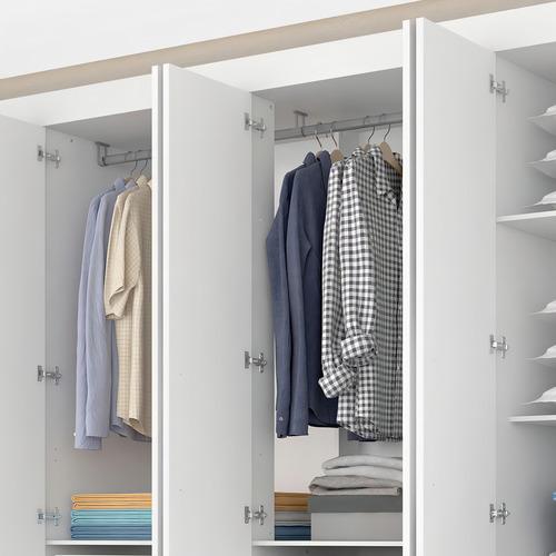 Guarda Roupa Casal Mayra 8 Portas Branco