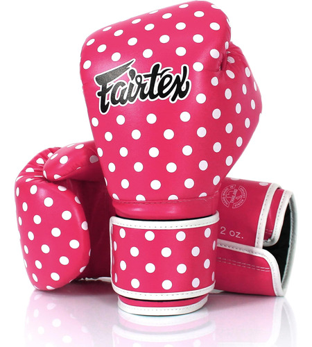 Guantes De Boxeo Fairtex 10 Oz Vintage Polka