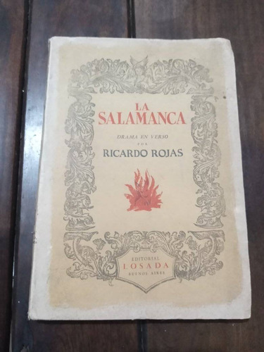 Ricardo Rojas La Salamanca Drama En Verso