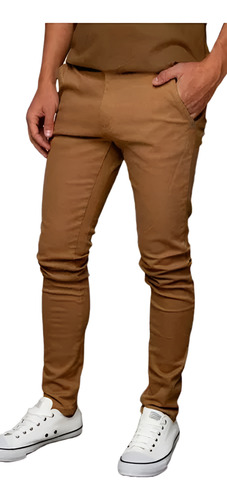 Pantalon Hombre Gabardina Elastizada Talles Especiales
