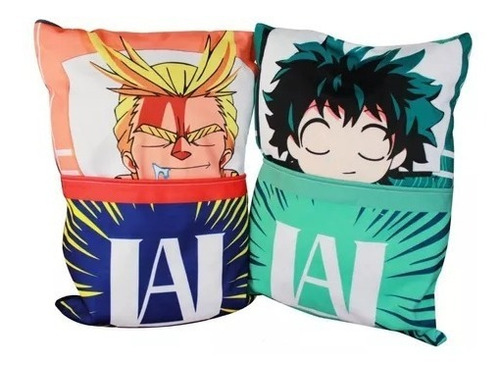 Almohada Reversible My Hero Academia Boku No H Felpa Delux 