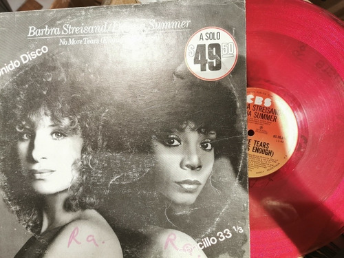 Disco Lp Barbra Donna Summer- Sonido Disco,lp Rojo