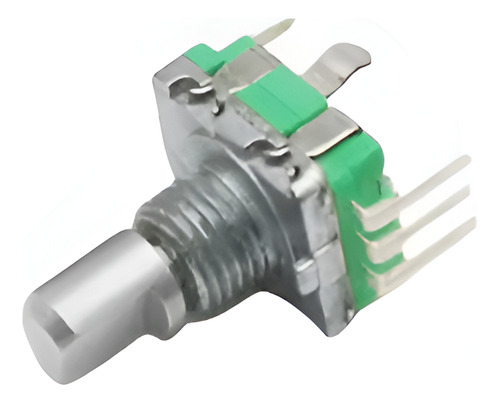 Potenciometro Encoder Rotativo 5 Pines Con Push Switch 12mm