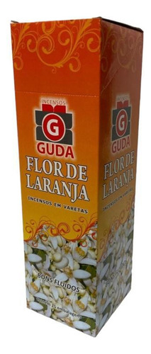Incenso Flor De Laranja Guda Indiano Caixa Com 7 Varetas