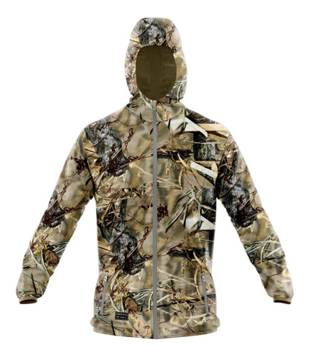 Campera Camuflada Junco Termica Frizada Wevenit Caza Pesca 