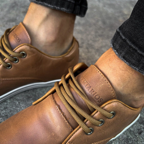 Zapatillas Zapatos De Vestir Urbano Cuero Hombre Libertarios