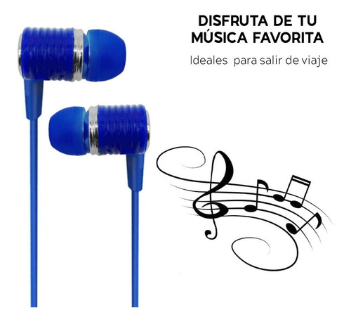 Audifonos Alambricos Celular Manos Libres Microfono In Ear