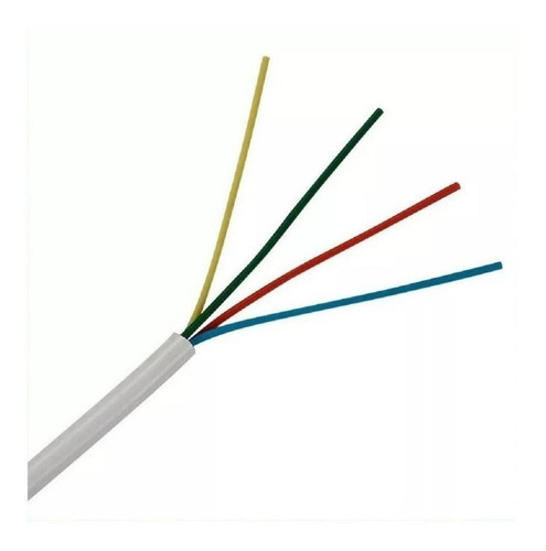 Cable Alarma Portero Visor Telefono 200mts 2 Pares 4 Hilos