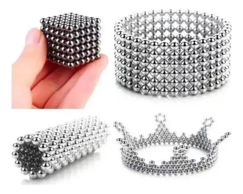 Juego De Perlas Magnéticas Multicolores De 3 Mm, 1000 Piezas