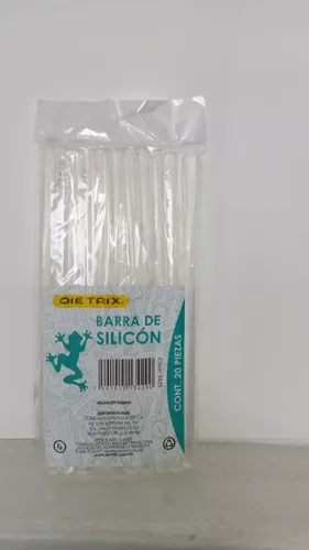 Paquete Barra de Silicón Dietrix con 20 Piezas