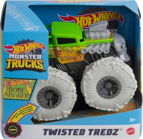 Hot Wheels Monster Truck Twisted Tredz Bone Shaker