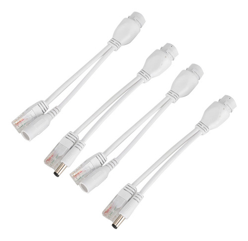Imagen 5 de 10 de Cámara Poe Splitter 5 Pares Adaptador Ethernet Inyector Dc12