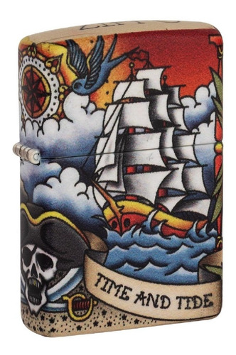 Encendedor Zippo Modelo 49532 Nautical Tattoo Garantia