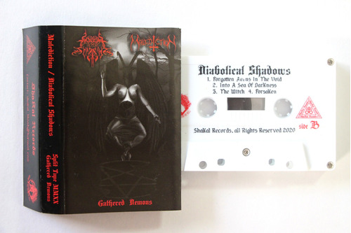 Gusanobass Cassette Malediction/ Diabolical Shadows Split