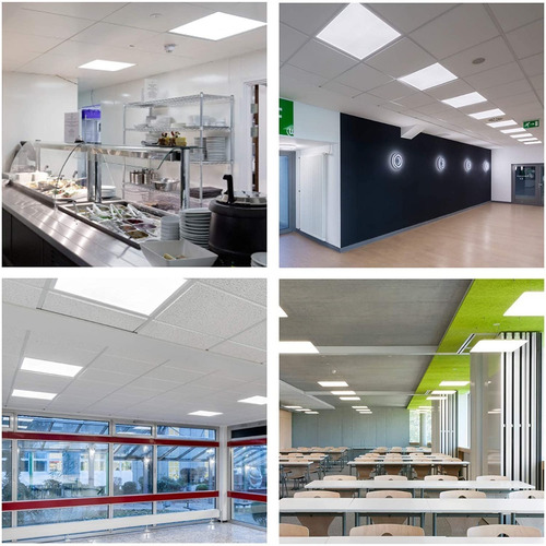 Panel Led Cuadrado Neutro 50w Techo 60x60 Colgante Empotrado