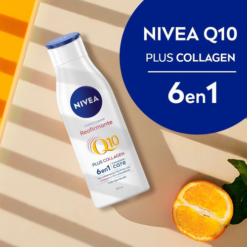 Creme Corporal Nivea Q10 + Colágeno Todos os Tipos de Pele X250ml