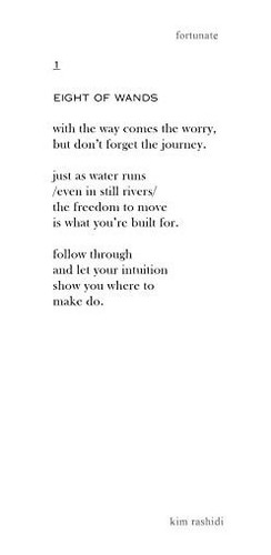 Book : Fortunate Tarot Poetry - Rashidi, Kim