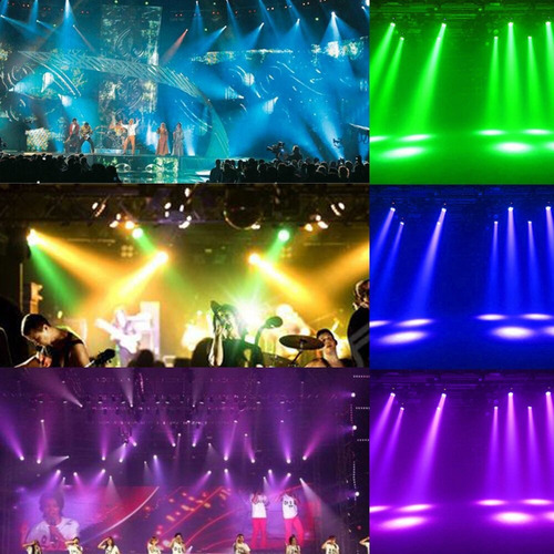 Cabeza Movil Robotico Par 7 Led Rgb Dmx Fiesta